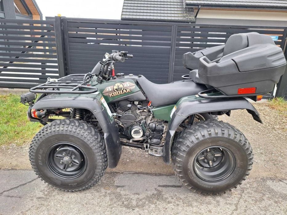 QUAD Yamaha Kodiak 400! 4x4 reduktor, wyciągarka, pług! ubezpieczony