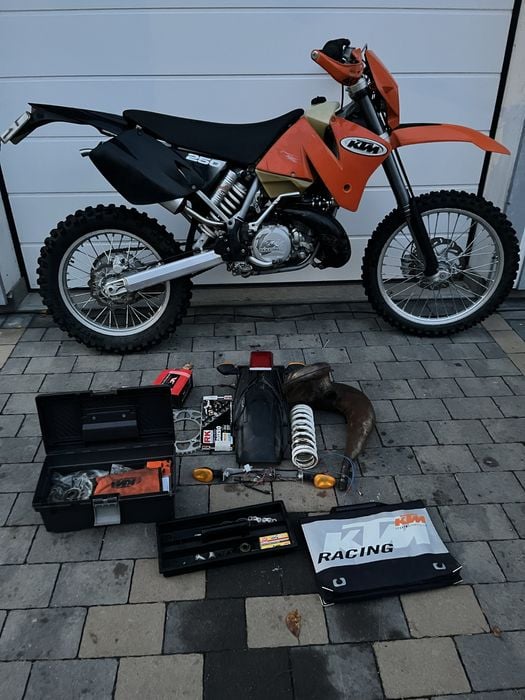 KTM EXC 250 do Rejestracji 2001r 2t