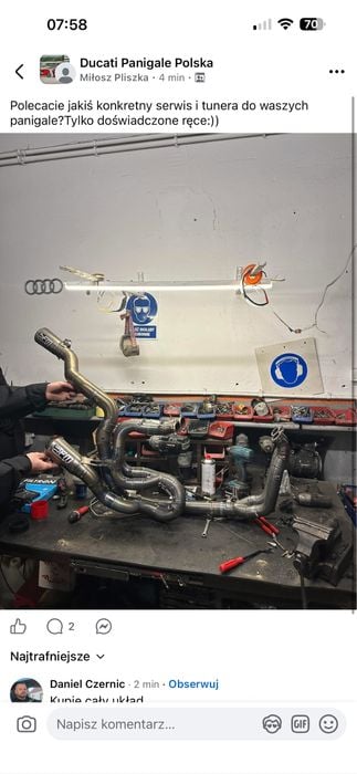 Wydech Fm Project 3/4 titanium Ducati Panigale v4/v4s 2019-2024