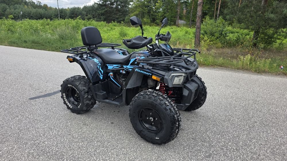 Quad 250 Fourcraft XXl bashan linhain Hak automat led atv quad 250