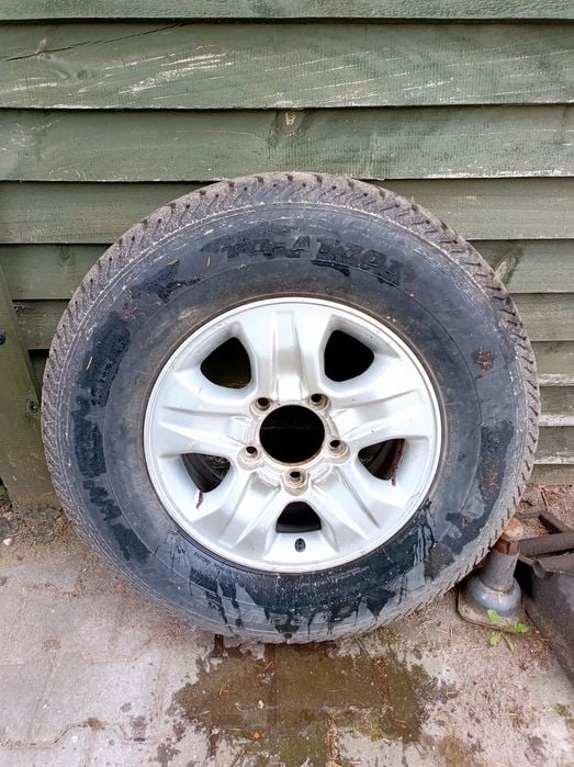 Koło kmpl felga alu plus opona toyota land cruiser 100 5x150. 17 cali na zapas