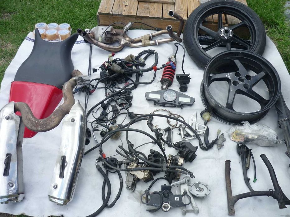 Honda vfr800 v-tec kolektory kanapa, dekiel zegar