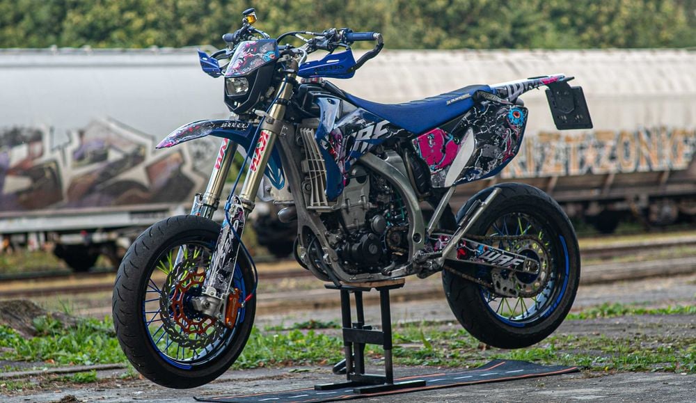Yamaha WR450F – Supermoto – 2008 r. – gotowa do jazdy