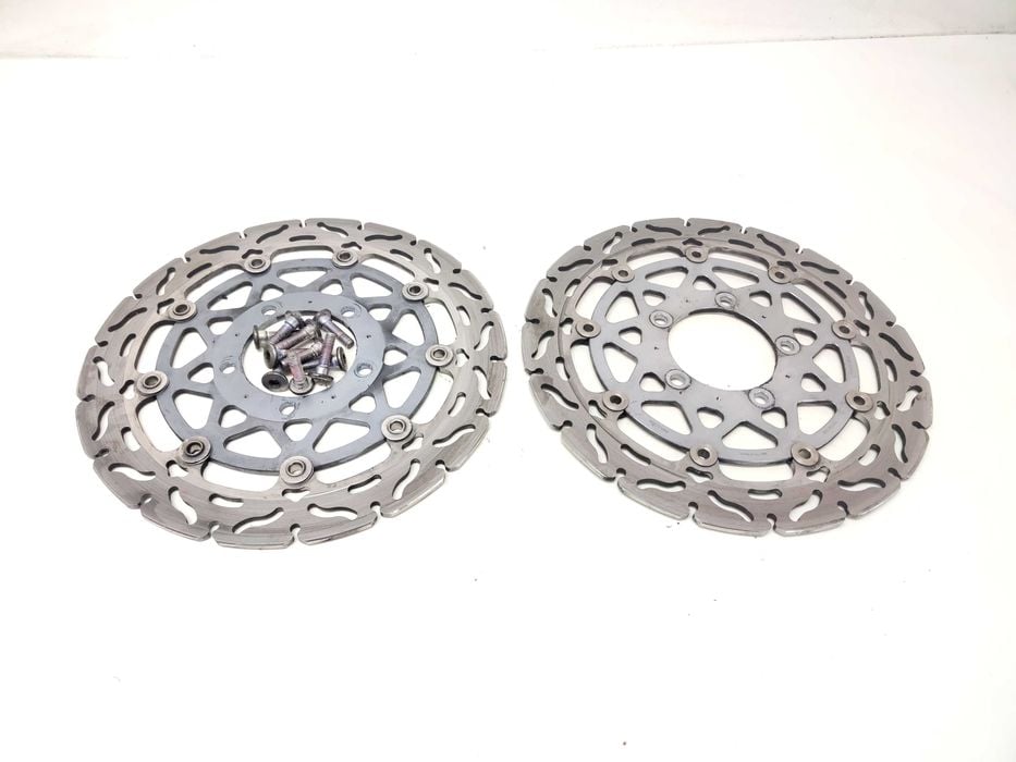 KAWASAKI ZX-6R ZX6R 636 Tarcza Tarcze Hamulcowe Przód Jak Nowe 05-06