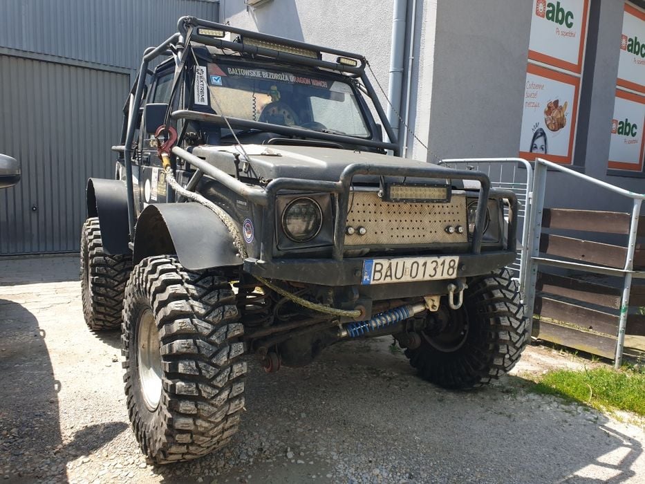 Suzuki Samurai Zmota Mechanik mosty Patrol