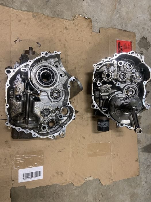 Kartery blok silnika Yamaha grizzly 550/700 wał korbowy korba tłok