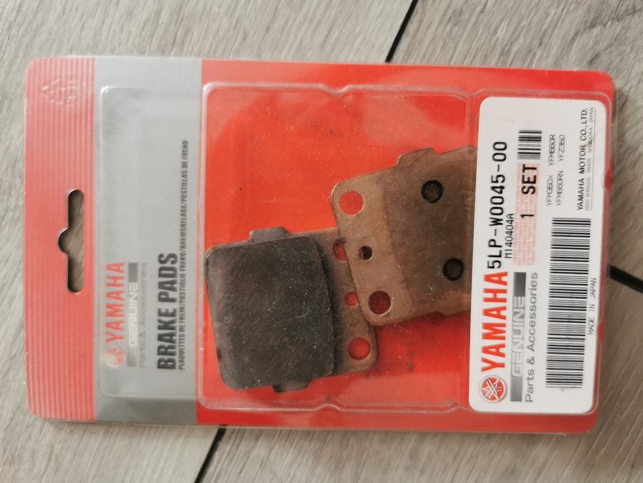 Yamaha raptor 660 klocki hamulcowe przód