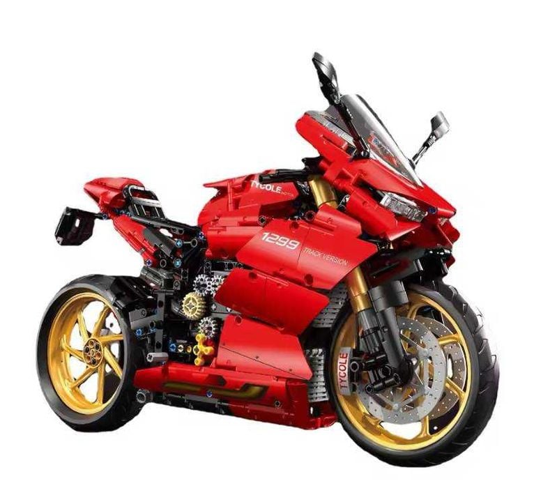 Klocki wzór LEGO Ducati Panigale V4 Motocykl Prezent WyścigowySportowy