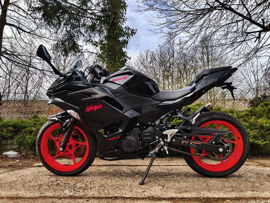 Kawasaki Ninja 500/125, 2025r gotowy do jazdy, wydech SHARK