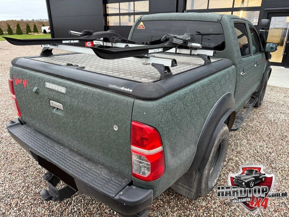 Pokrywa paki Aluminiowa Klapa Toyota Hilux 2005 Relingi Uchwyty rower