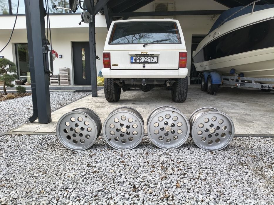 oryginalne felgi 15 jeep cherokee xj słoneczka solniczki przedlift