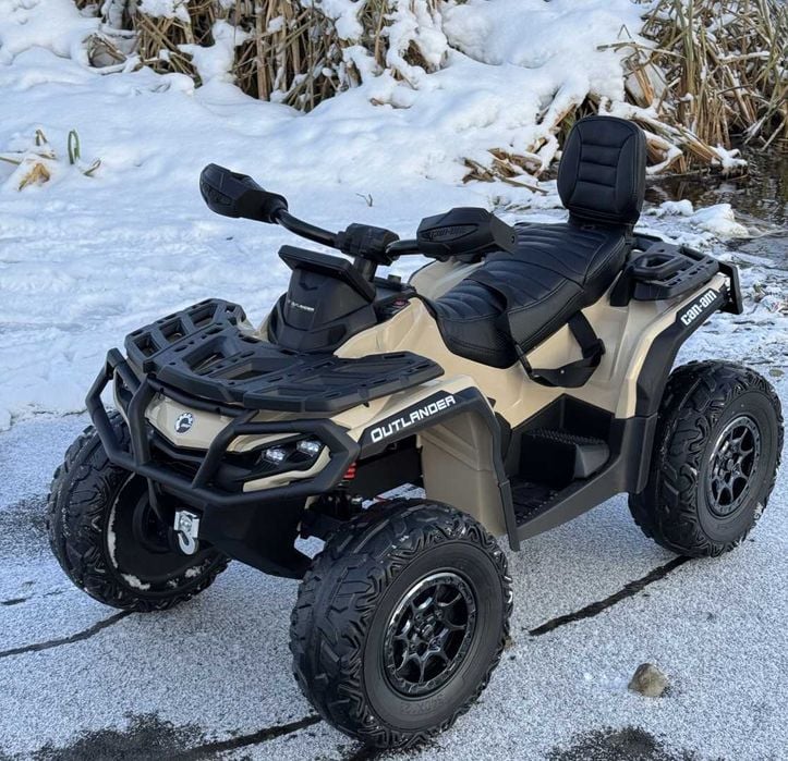 Duży Quad Can Am Outlander ATV 4x200W 24V7Ah Szary