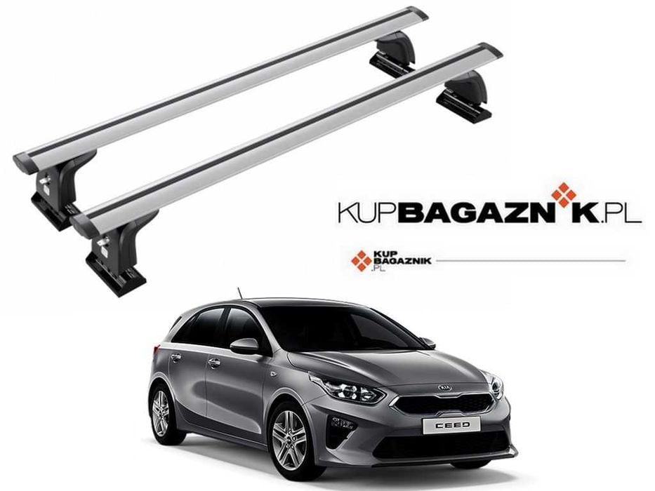 Bagażnik dachowy KIA Ceed Hatchback 2019 do 2025 bazowy belki relingi