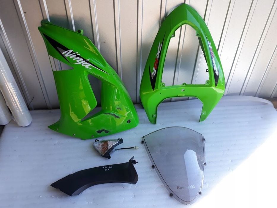 kawasaki zx10r zx 10r bok boczek owiewka ogon szyb