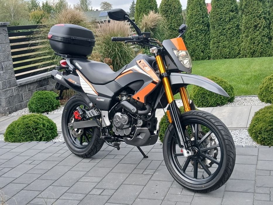 Supermoto Keeway TX 125 Adventure  jak KTM Duke. Super Stan