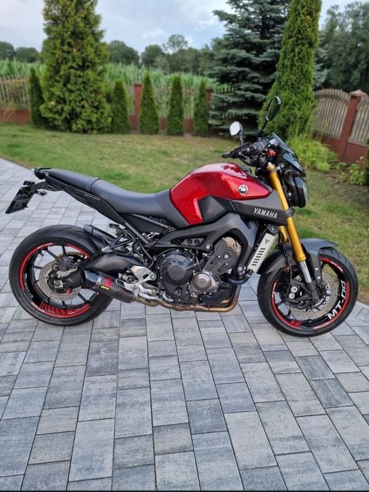 Yamaha Mt 09 - 2016 r. 124KM (po strojeniu u Cerbola w Poznaniu)