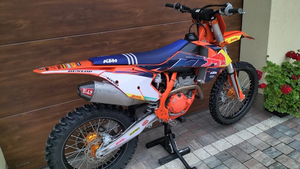 KTM SXF 250 Factory Edition 100mth, nowy tłok, Yoshimura, Transport