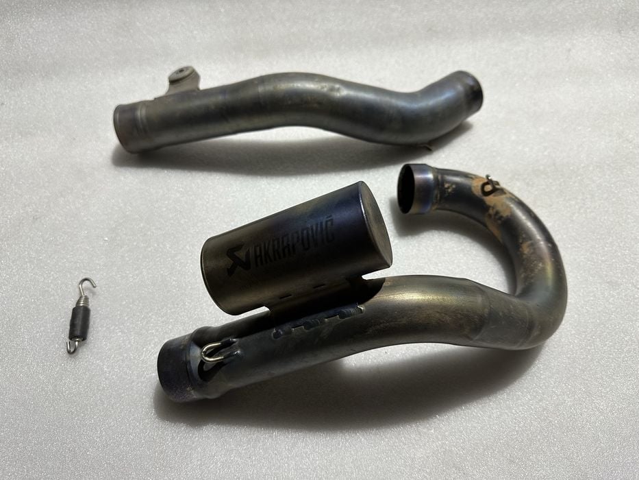 Wydech kolanko wydechowe kolektor tytanowy Akrapovič KTM 250 SXF 12-15