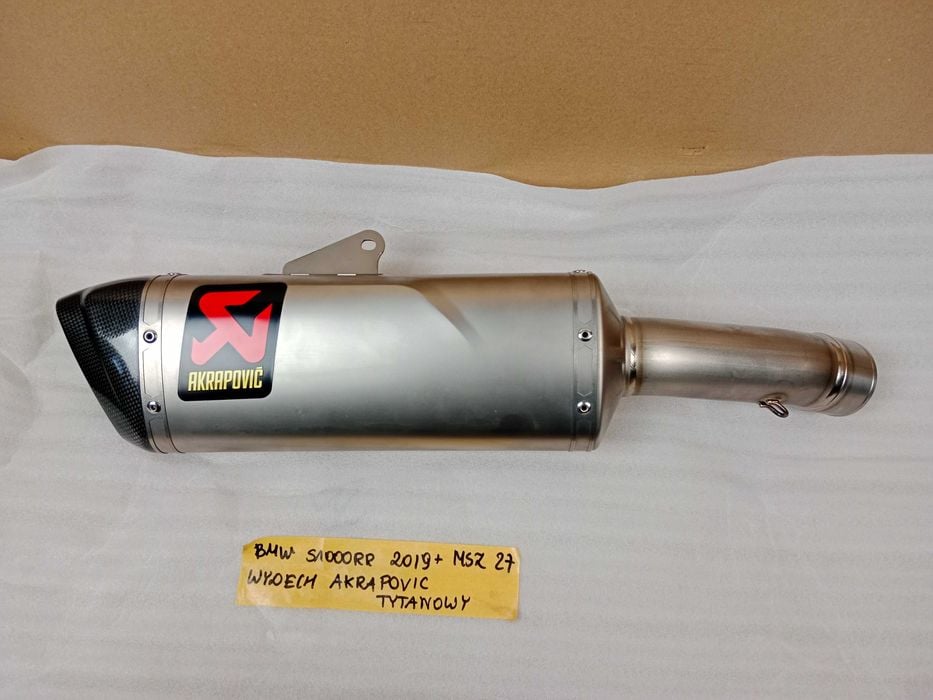 BMW S1000RR Wydech Tłumik Akrapovic Tytanowy Tytan 2019+