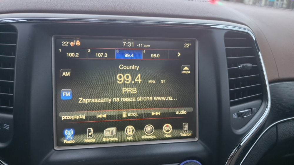 Radio Jeep Grand Cherokee wk2