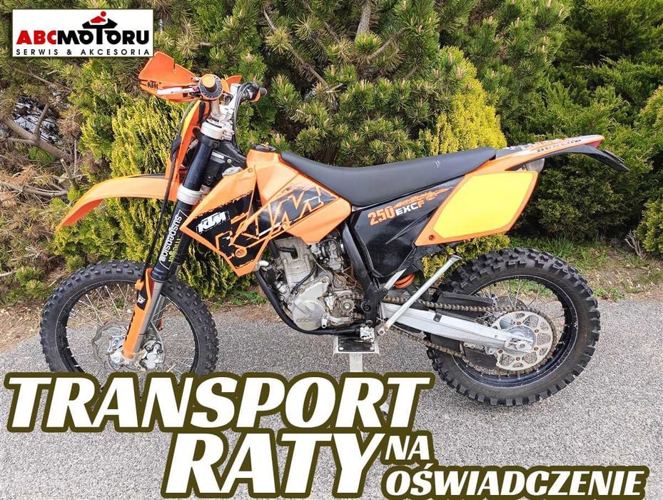 KTM EXC-F 250, 2007 r. DOKUMENTY, transport, raty na oświadczenie!