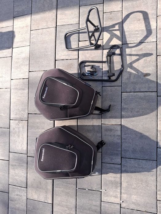 Oryginalne sakwy ze stelażem kawasaki ninja 650