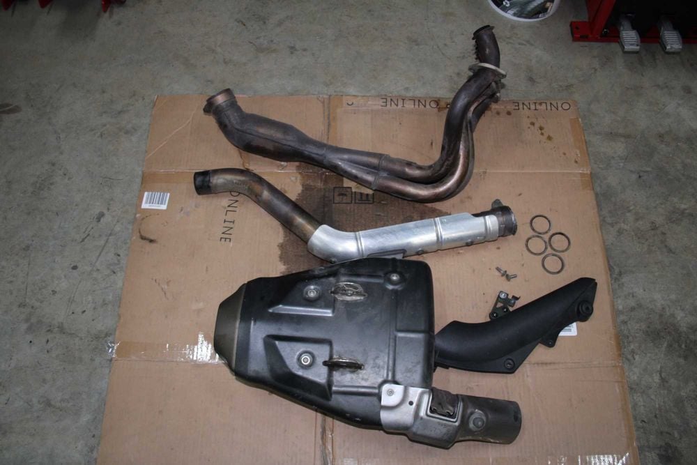 Wydech Tłumik Kolektory Osłony Kawasaki ZX6R 636, 05-06 Ninja