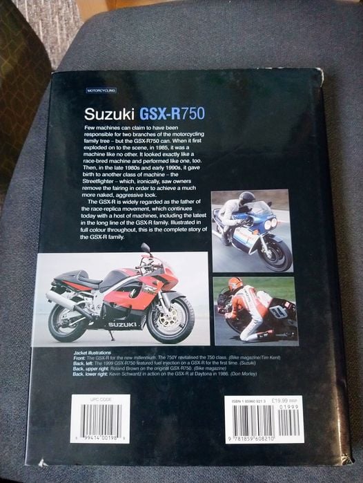 Książka Historia Suzuki GSXR 750 Haynes GSX-R olejak od 1984r