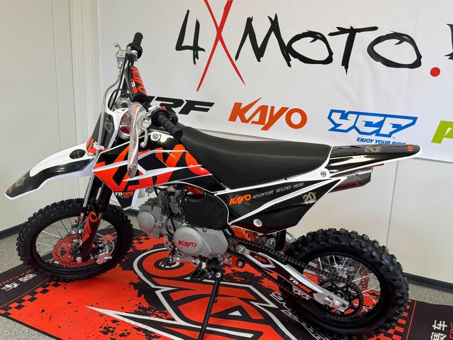 KAYO 125 TD NOWY  ! Motocykl Pit Bike MX Cross  BLACK WEEK w 4xmoto