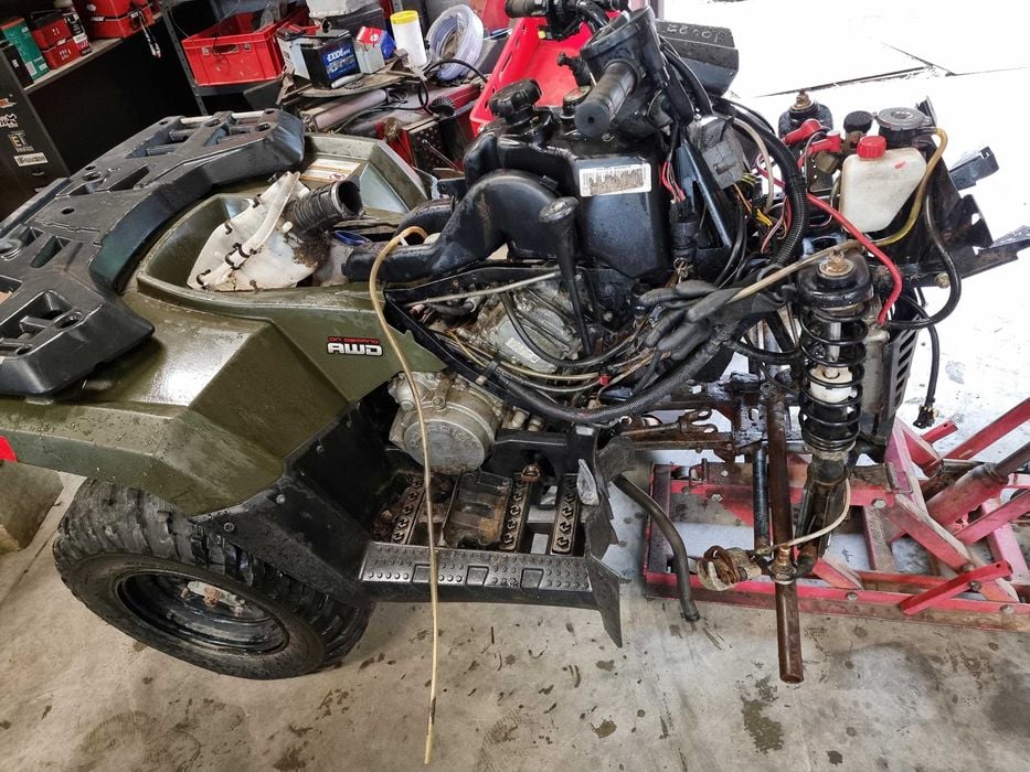 SILNIK CZĘŚCI wał Zwrotnica Głowica Polaris Sportsman Hawkeye 300 400