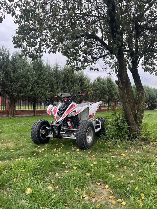 Yamaha Raptor 350 po generalnym remoncie—zarejestrowana