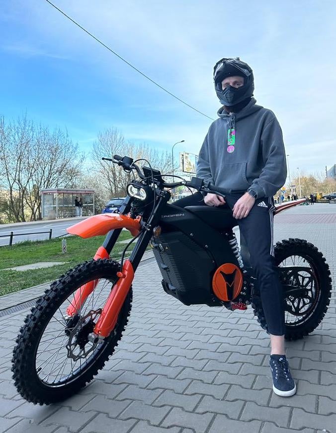 Cross elektryczny CAOFEN FX 72V 60Ah