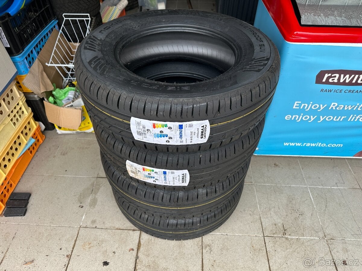 Nové pneumatiky Nokian Wetproof 215/70 R16 100H