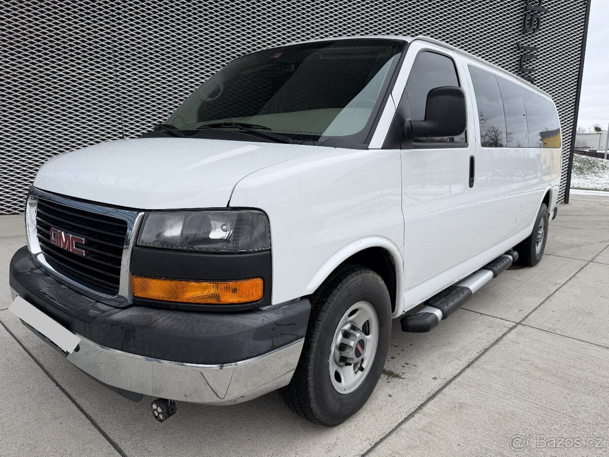 GMC SAVANA 6.0 V8, Maxi, minibus, 8 míst, 57 700 km, 2014