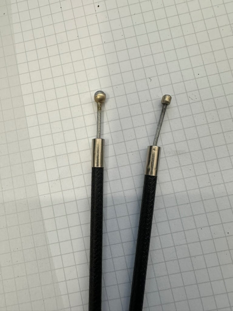 Originál bowdeny opletené bavlnou