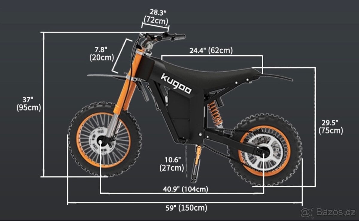 Kugoo wish 01 48v 16ah detska elektricka motorka