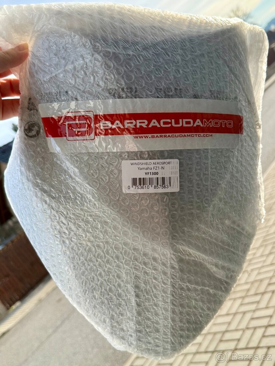 Plexi Barracuda včetně montážní sady, Yamaha FZ1-N 2006–2012