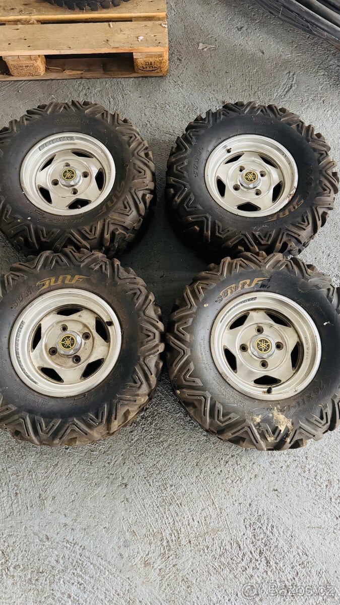 Disky s pneu z Yamaha grizzly