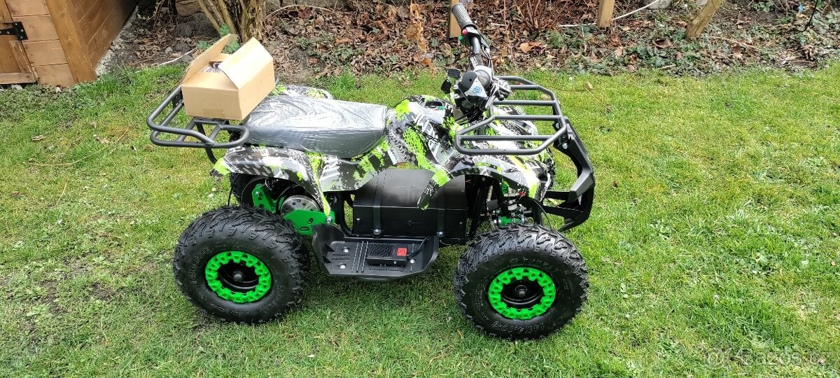 Nová dětská Elektrická čtyřkolka Tori 1200W zelená