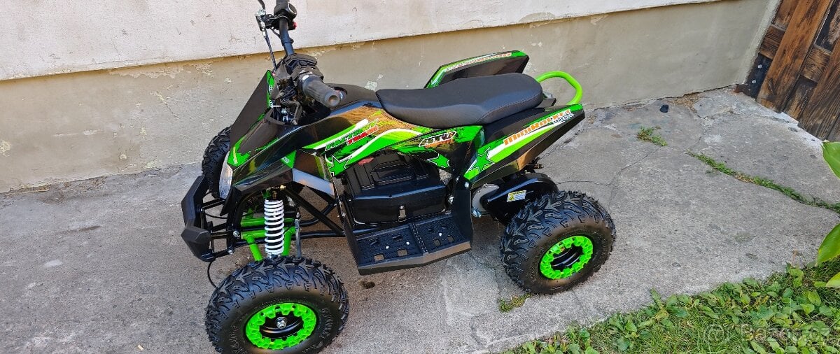 Nová dětská elektrická čtyřkolka 1000W, hydraulická brzda