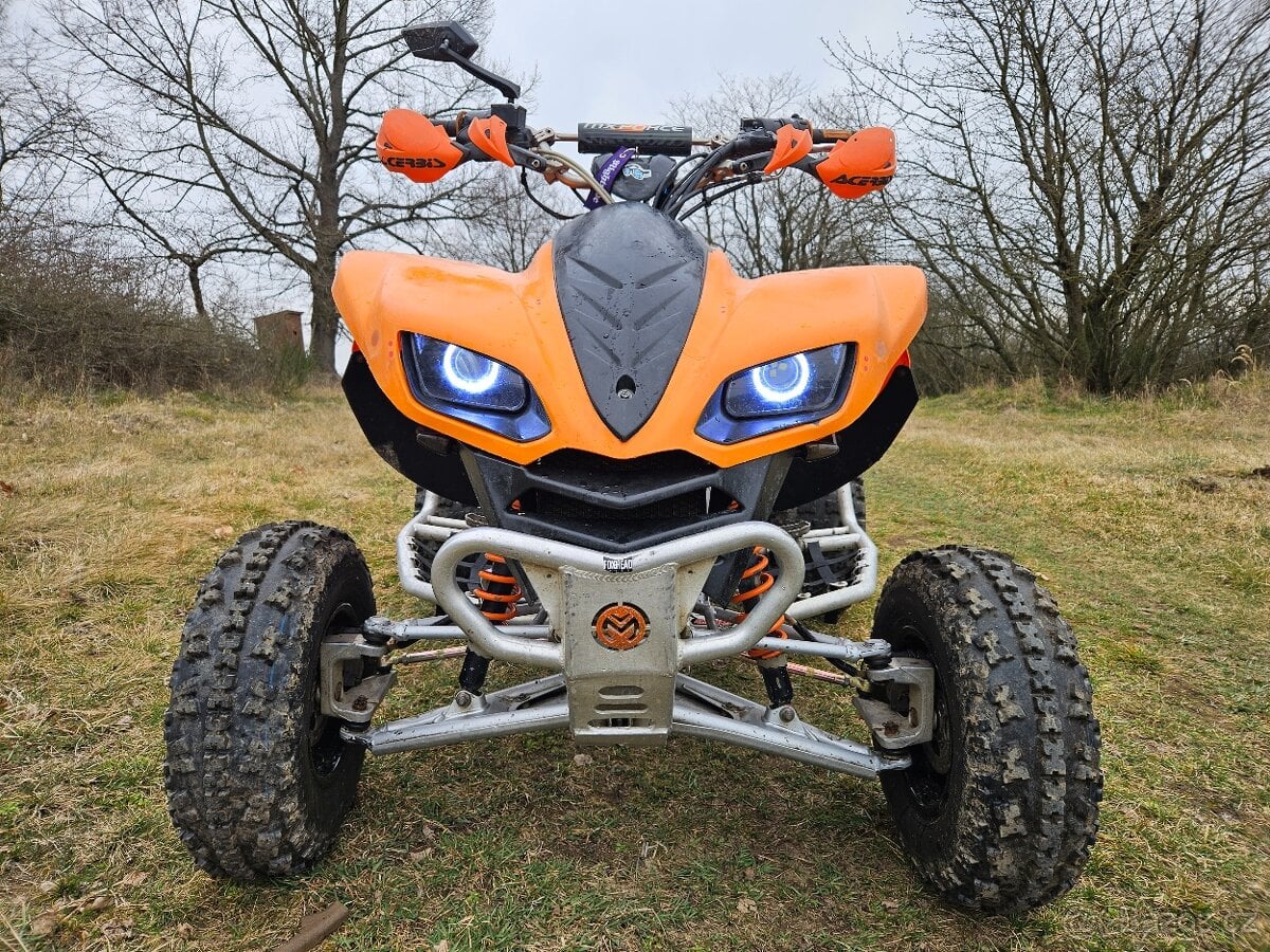 Kawasaki KFX 700 žlutá SPZ