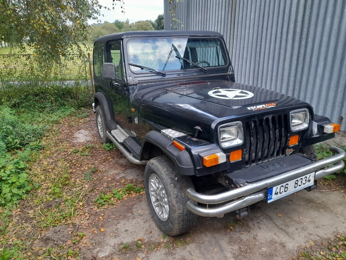 Prodám jeep wrangler yj 2.5 benzín
