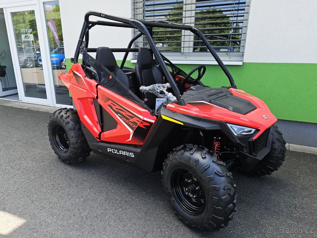 POLARIS RZR 200 červený dětská čtyřkolka bugina