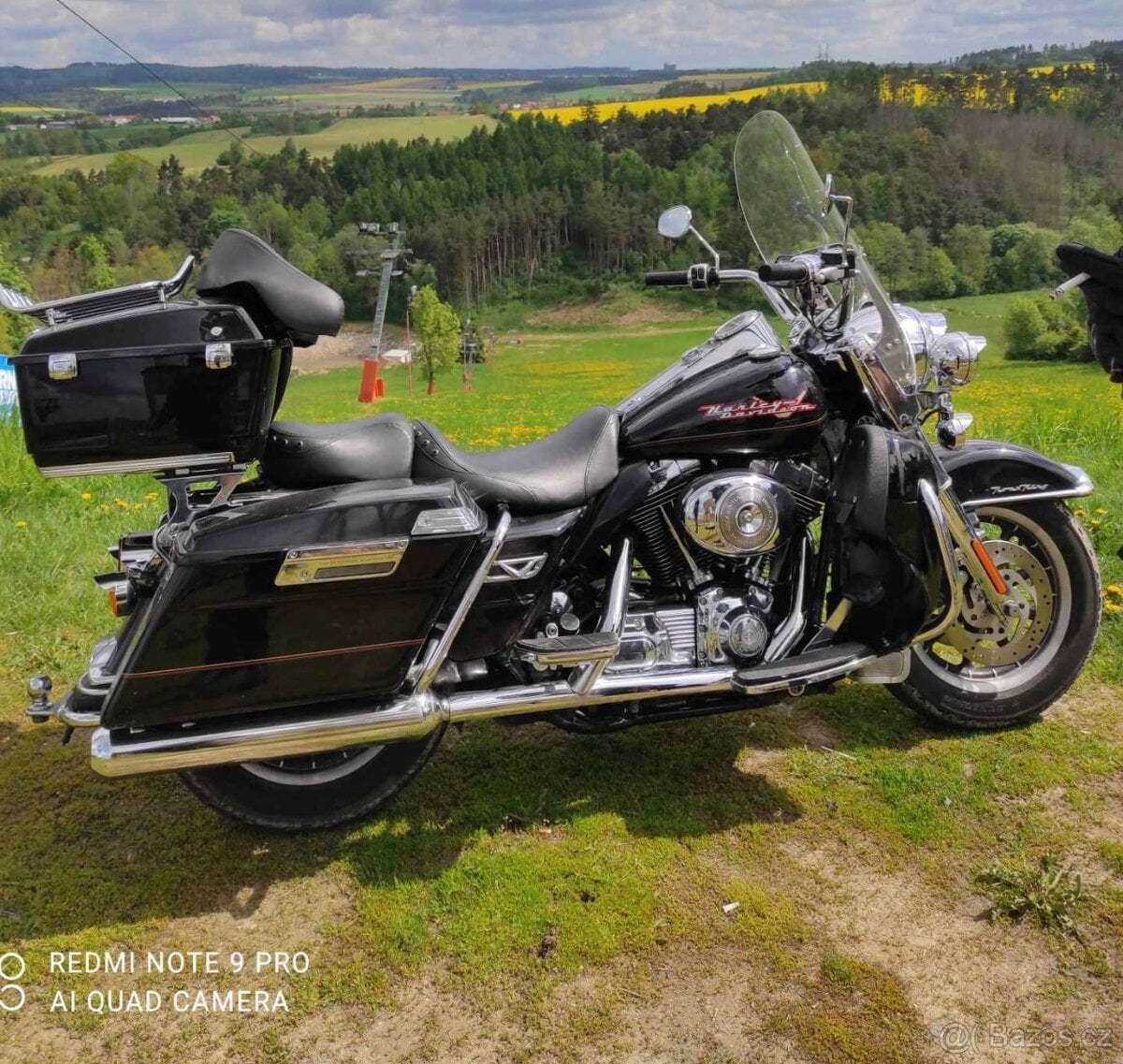 Harley davidson Road king 2002 podvozek Öhlins,tažné zařízen