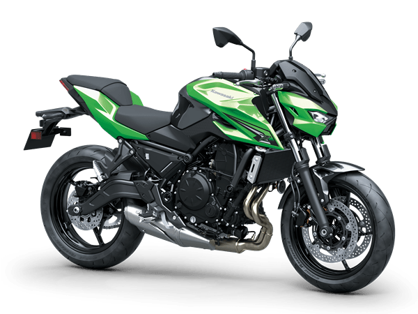 KAWASAKI Z650 S MY26 Candy Lime Green / Metallic Carbon Gray