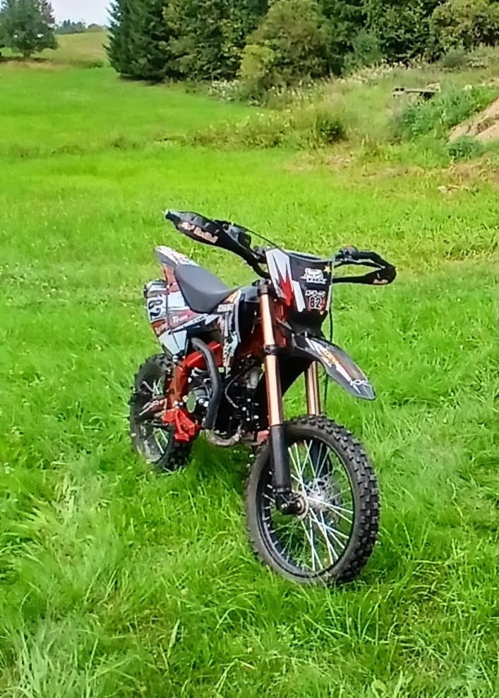 Pitbike 125ccm kola 17/14