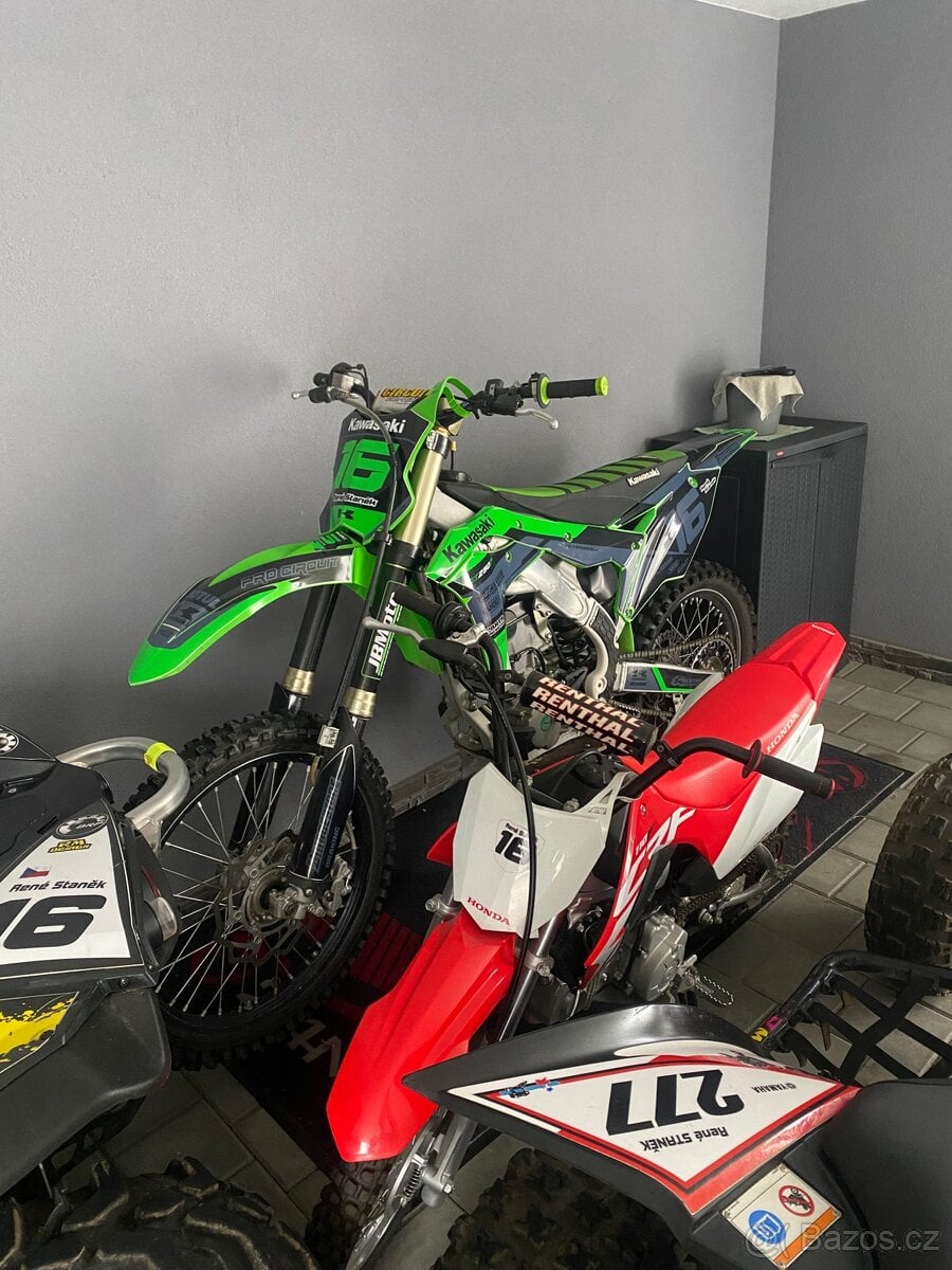 Kawasaki KX 250f + Honda CRF 110