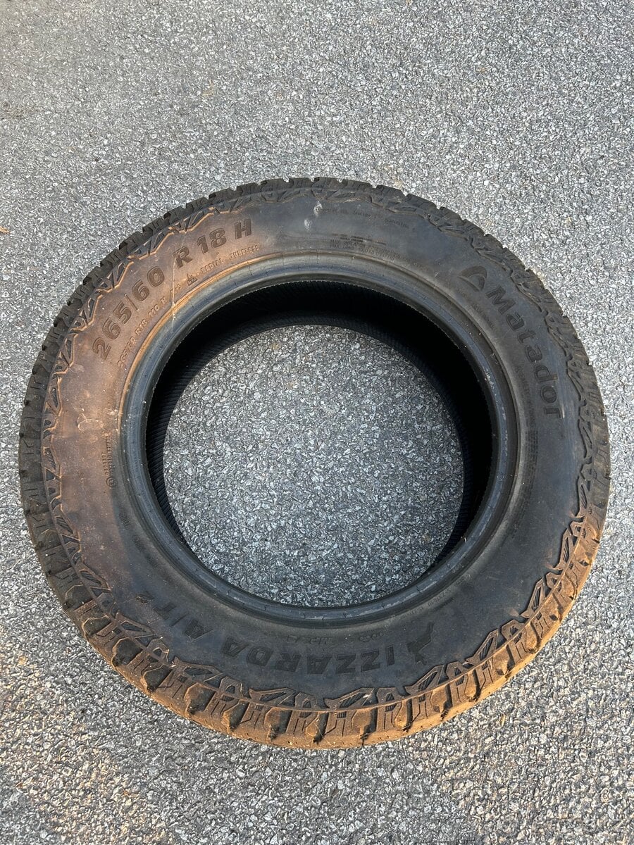 Sada celoročních pneumatik Matador 265/60 R18 (7,5mm)