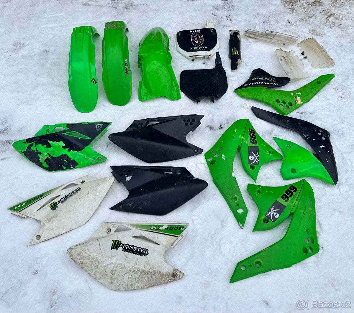 Plasty Kawasaki KXF 2006-2010