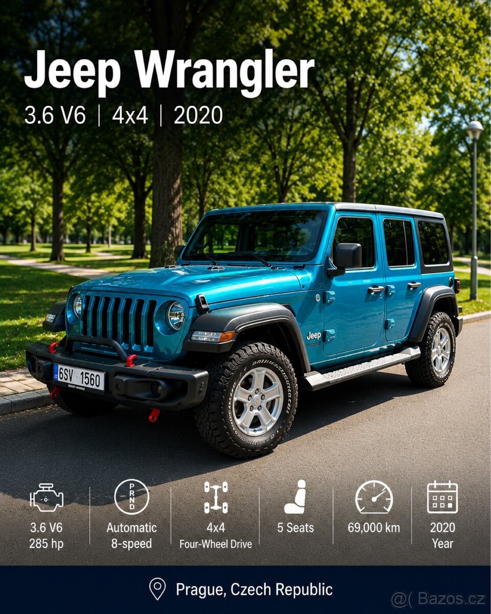 Jeep Wrangler JL 2020 Hard top, Cabrio